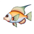 angel fish free clipart image