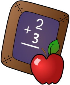 apple chalkboard free clipart