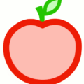 apple color outline free clipart