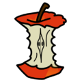 apple core free clipart