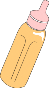 baby bottle free clipart