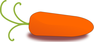 baby carrot free clipart