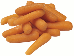 baby carrots peeled free clipart