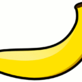 banana free color outline clipart