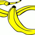 banana peel free clipart