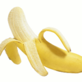 banana peeled free clipart