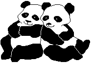 bear pandas free clipart