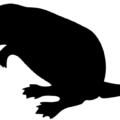 beaver silhouette free clipart