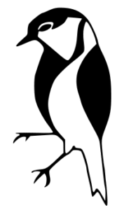 bird bw free clipart