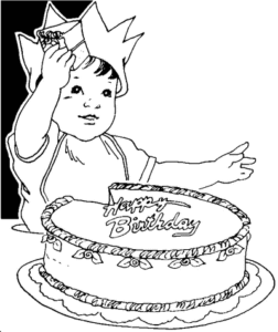 birthday cake toddler free clipart