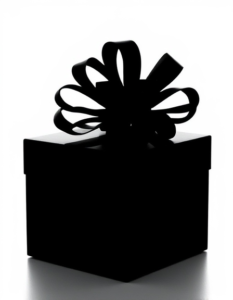 birthday gift mystery silhouette free clipart image