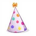 birthday hat dots free clipart image