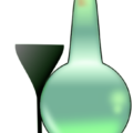 bottle of absinth free clipart