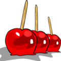 candy apples free clipart