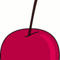 cherry single free clipart