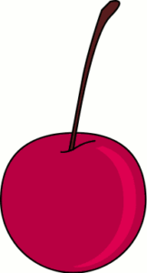 cherry single free clipart