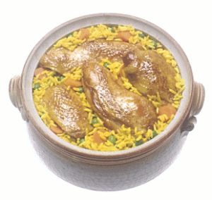 chicken rice free clipart