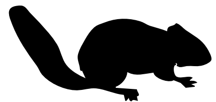 chipmunk silhouette free clipart chipmunk silhouette free clipart