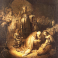 christmas adoration of the magi rembrandt free clipart