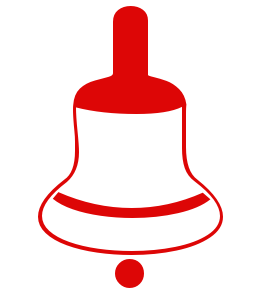 christmas bell handle red free clipart