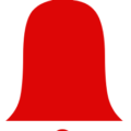 christmas bell simple red free clipart