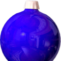 christmas bulb blue light free clipart