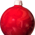 christmas bulb red light free clipart