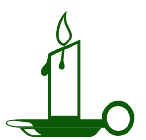 christmas candle holder melt green free clipart