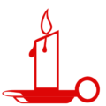 christmas candle holder melt red free clipart