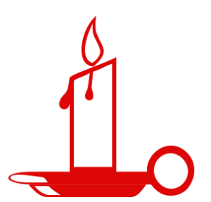 christmas candle holder melt red free clipart