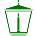 christmas candle post green free clipart