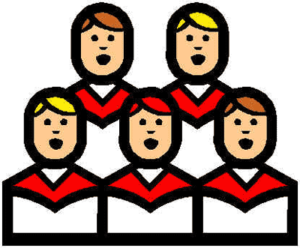 christmas carolers choir free clipart