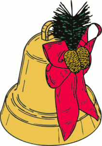christmas christmas bell free clipart
