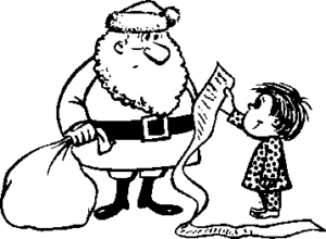 christmas christmas list free clipart