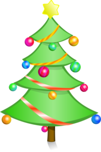 christmas christmas tree perfect free clipart