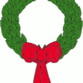 christmas christmas wreath free clipart