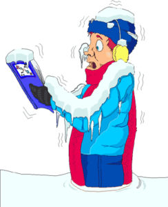 christmas frozen caroler free clipart