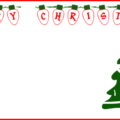 christmas gift tag tree free clipart