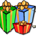 christmas gifts w tags free clipart