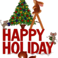 christmas happy holiday free clipart