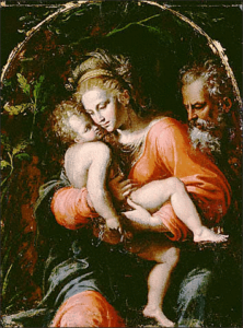 christmas holy family da carpi free clipart