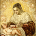 christmas madonna of the stars tintoretto free clipart