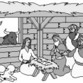 christmas nativity free clipart