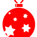 christmas ornament decor stars red free clipart