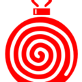 christmas ornament decor swirl red free clipart