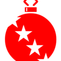 christmas ornament stars decor red free clipart