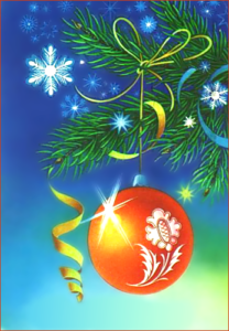 christmas ornament tree close up free clipart