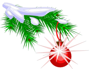 christmas ornament tree snow close up free clipart