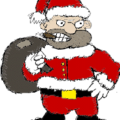 christmas santa fake free clipart