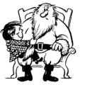 christmas santa lap free clipart